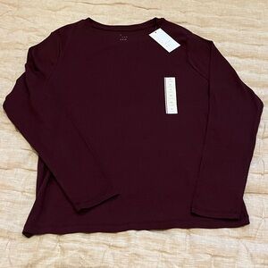 A New Day Burgundy Top XL